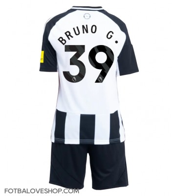 Newcastle United Bruno Guimaraes #39 Dětské Domácí Dres 2024-25 Krátký Rukáv (+ trenýrky)